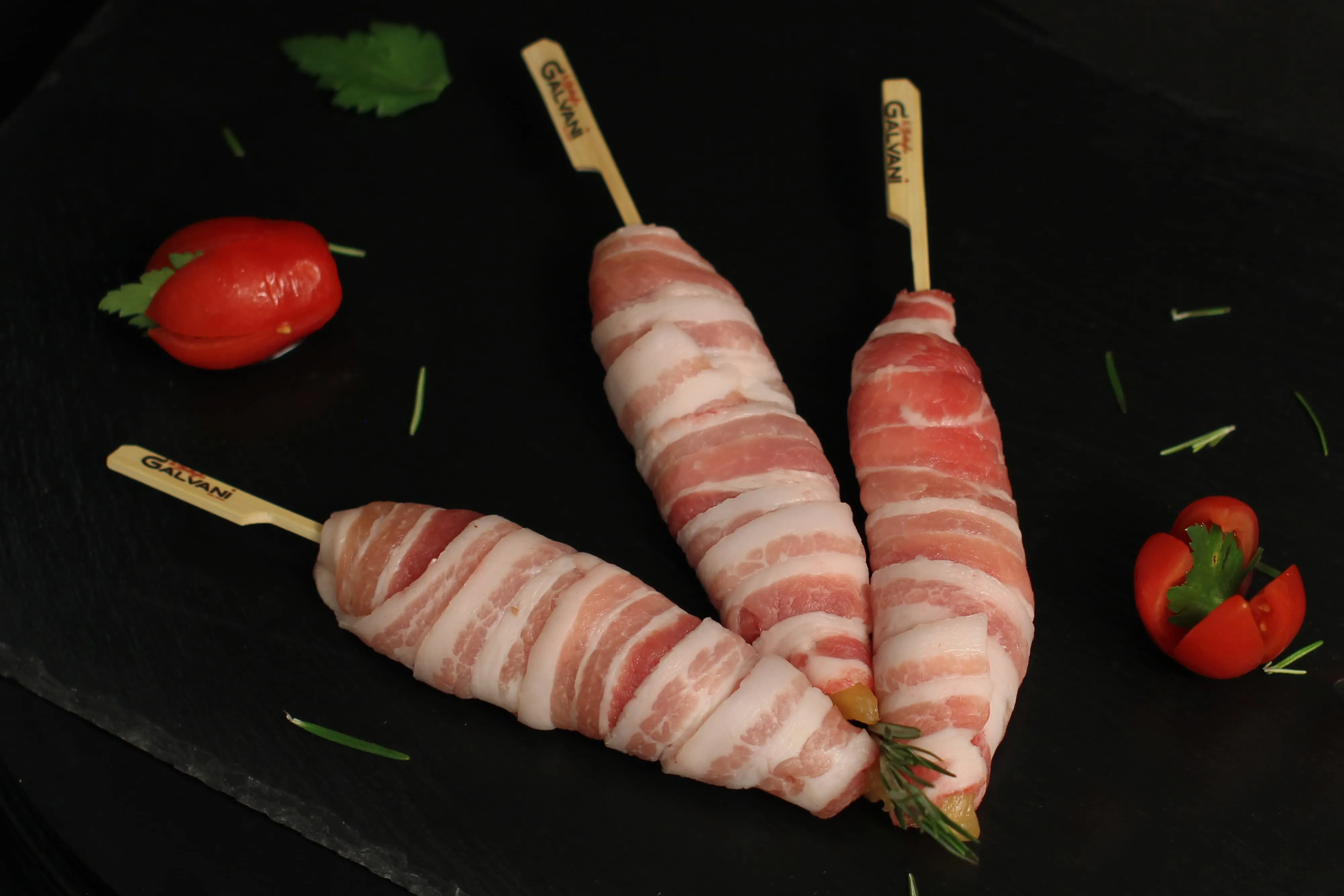 Involtino di filetto di pollo con pancetta